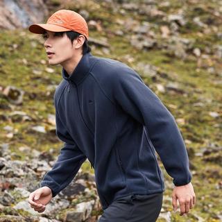 摇粒绒外套男款2024秋季抓绒衣双面绒加厚立领内胆保暖开衫