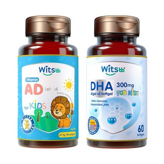 witsBB 健敏思 婴幼儿维生素胶囊 AD90粒+DHA60粒