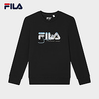 FILA 斐乐 套头卫衣男士2024秋季新款圆领时尚休闲针织内搭长袖上衣