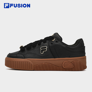 FILA 斐乐 FUSION斐乐潮牌女鞋STACK场下滑板鞋饼干鞋运动鞋时尚休闲鞋