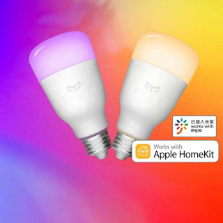 易来易来智能灯泡彩光球泡E27螺口led节能米家小爱语音可遥控 海外版W3彩光灯泡-米家联动/彩