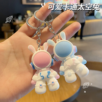 得乐熊 国潮醒狮招财猫咪钥匙扣卡通创意款钥匙挂件潮流小