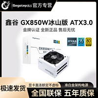 百亿补贴：Segotep 鑫谷 COLORFUL 七彩虹 GX850W 冰山版 金牌全模组ATX电源 850W