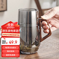 CRISTALGLASS 格娜斯 茶杯玻璃杯高档个人专用喝泡茶杯子办公室绿茶杯耐热带把喝水杯