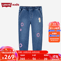 Levi's 李维斯 儿童裙子童装牛仔裤女童 瓦尔登蓝 110/50