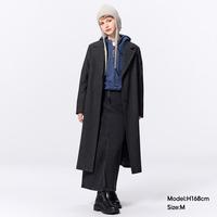 GU极优女装麦尔登呢大衣外套长款 2024冬季B351658