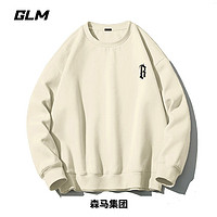 GLM 男士秋季圆领休闲宽松卫衣