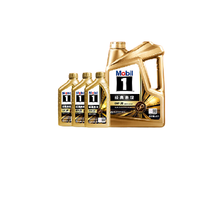 Mobil 美孚 1号经典表现系列 金装 0W-20 SP级 全合成机油 4L+1L*3瓶