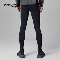 Saucony索康尼男子秋冬高弹舒适运动针织紧身长裤