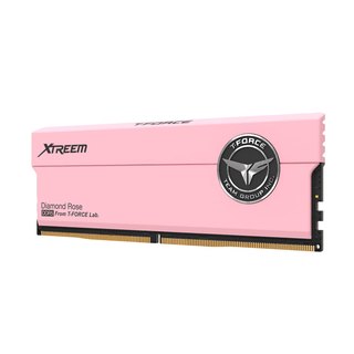 十铨科技XTREEM玄境 DDR5内存条 台式机马甲条 8200 8000 7600 7200 48G 32G 10层PCB板 2mm散热马甲 7600 32G(16Gx2)【特挑Adie】粉