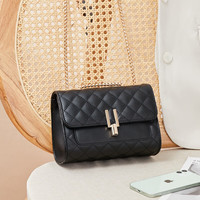 CLUCI 克路驰 女士单肩包 菱格小香风