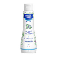 PLUS会员：Mustela 妙思乐 温和洗发沐浴露 200ml