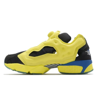 Reebok/锐步FW7488 PUMP 荧光绿充气碳板底经典跑鞋