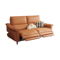 CHEERS 芝华仕 50611B 电动真皮沙发 双人位双电动 赤霞橙