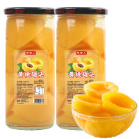 今日必买:果家人 黄桃罐头 450g*两罐