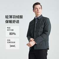 SHANSHAN杉杉 杉杉男士24秋冬季新款保暖外套商务轻薄羽绒服男