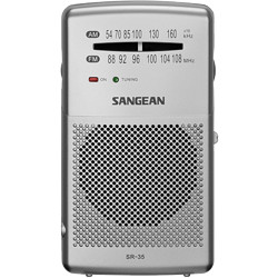 SANGEAN 山进 SR35收音机战备老人专用老式应急卫星广播迷你小型灾备无线电