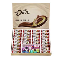 Dove 德芙 丝滑牛奶巧克力 117g 礼盒装 婚庆版