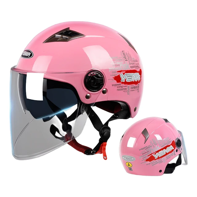 YEMA 野马 MCYM-329STMCS 夏季电动车头盔 粉色