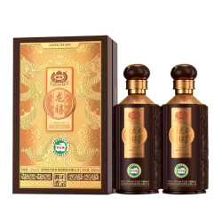 GUOTAI 国台 龙禧 真实年份 酱香型白酒  53度 500mL 2瓶 带手提袋