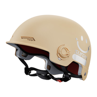 SUNRA 新日 电动车头盔 卡其 无镜片