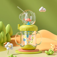busybear 儿童小鲸鱼喷水杯 220ml