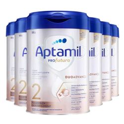 Aptamil 爱他美 白金德文版 HMO婴幼儿配方奶粉 2段 800g*6罐德国