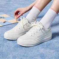 厚底板鞋女鞋夏季白色休闲鞋子增高小白鞋复古时尚运动鞋女士