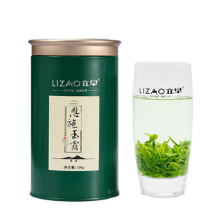 湖北恩施玉露2024春茶明前新茶特级嫩芽蒸青含硒绿茶100g包装罐装