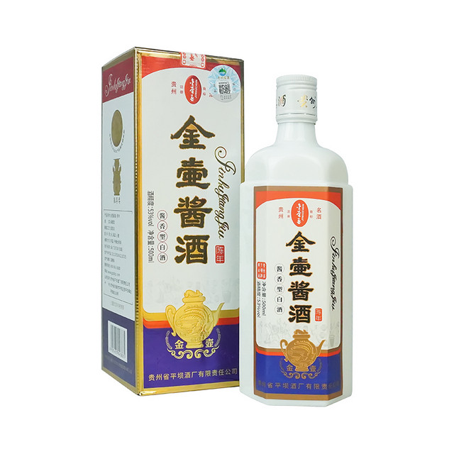 金壶春 平坝窖酒 53%vol 酱香型白酒 500ml*6瓶