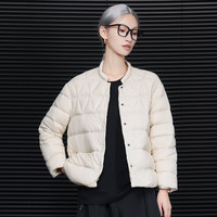 豪喜 新国标90白鸭绒轻薄羽绒服女2024冬季新款时尚设计感保暖宽松外套