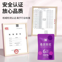 卓旺 桑葚原浆鲜榨汁桑葚汁天然原浆无添加无糖精桑椹子冲泡饮料