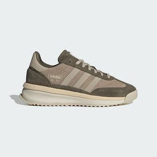 adidas ORIGINALS 男女同款冬棕色舒适透气百搭SL 72板鞋