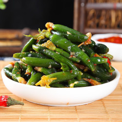 八咸王 延边朝鲜小黄瓜腌制咸菜开味下饭东北特产泡菜 小黄瓜250g*1袋