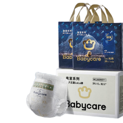babycare 皇室狮子王国拉拉裤加量装XL58片大号婴儿尿不湿成长裤