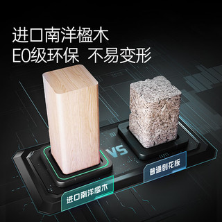 傲风A4电竞桌实木电动升降电脑桌台式书桌办公桌学习桌子1.6m 带RGB灯 A4单桌【毫米级升降实木芯】