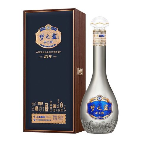 省200元】洋河酒类_YANGHE 洋河梦之蓝手工班(10年)绵柔型年份