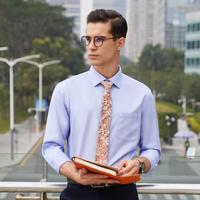 【DP免烫】集团旗下CEO春夏款纯棉商务百搭衬衣男长袖衬衫