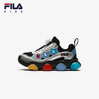 FILA 斐乐 儿童BOA童鞋闪灯鞋2024冬新款运动鞋男女童小童草莓灯鞋