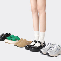 女士中筒堆堆袜 2双