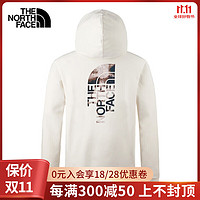 THE NORTH FACE 北面 连帽卫衣女款24年秋冬新款运动户外休闲棉质保暖套头衫|8ASX