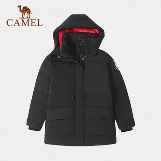 CAMEL 骆驼 户外中长款羽绒服冬季工装派克服 238g高充绒！