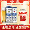 TSINGTAO 青岛啤酒 全麦白啤11度 德式小麦白啤酒 艾尔啤酒 500mL 12罐