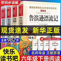 鲁滨逊漂流记汤姆索亚历险记骑鹅旅行记必读正版六年级下册课外书