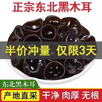 东方名人 东北黑木耳500g秋木耳凉拌无根肉厚干货小碗耳新货黑龙江特产 500g