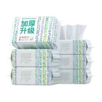 全棉时代 一次性加厚洗脸巾 M码 100抽*6包