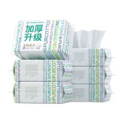 Purcotton 全棉时代 一次性加厚洗脸巾 M码 100抽*6包