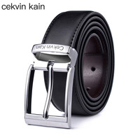 FSSYANLIEN 针扣真皮牛皮休闲百搭皮带礼盒