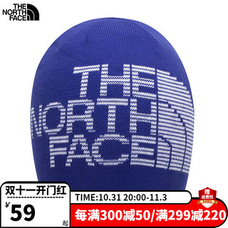 THE NORTH FACE 北面 毛线帽2023秋冬新款针织帽户外徒步运动帽旅行保暖舒适绒线帽