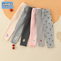 女童打底裤春秋款2024秋装宝宝婴儿裤子长裤儿童小童外穿洋气
